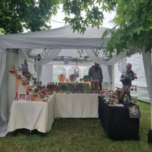 photo du stand sur un marché